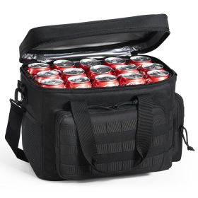 VEVOR Cooler Bag, 20L Insulated Lunch Bag with Molle Design and Multi-Pocket, 600D Cooler Lunch Box with Removable Storage Bags