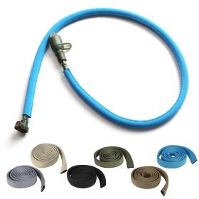 Water Bladder Tube Cover Hydration Tube Sleeve Insulation Hose Cover Thermal Drink Tube Sleeve Cover (Color: Blue)